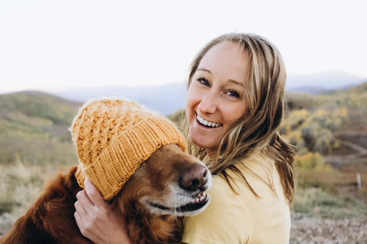An influencer with her god